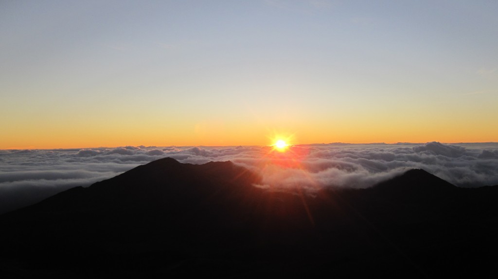 Sunrise over Haleakalā on Maui