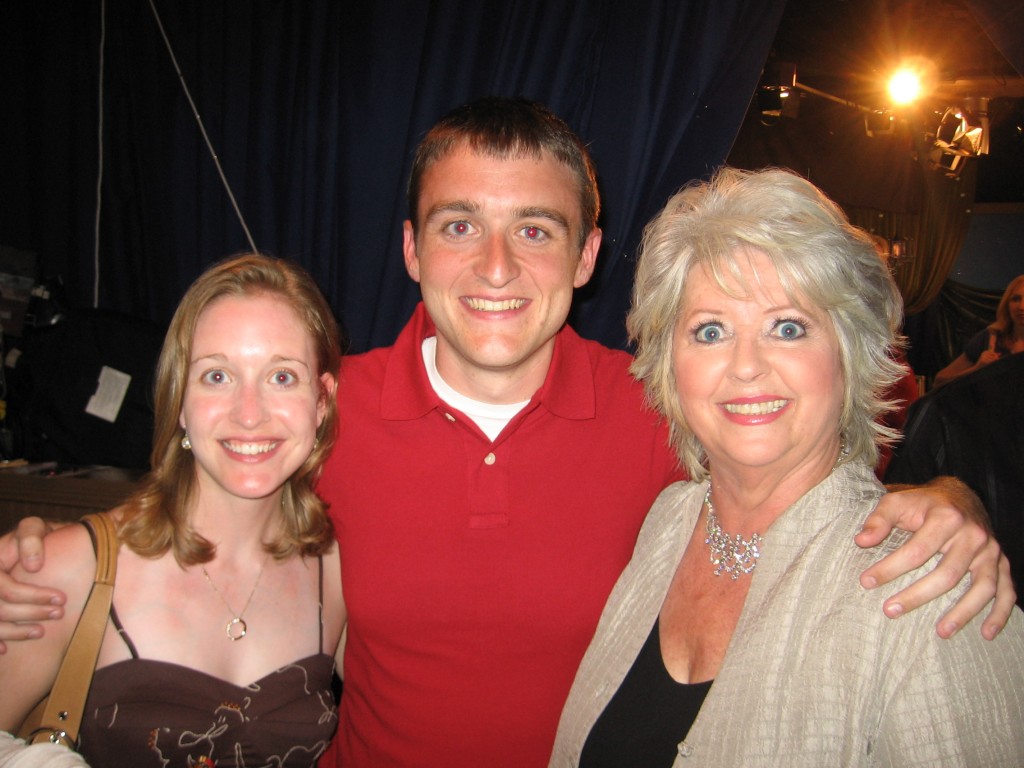 We met Paula Deen once. SHE IS NUTS.